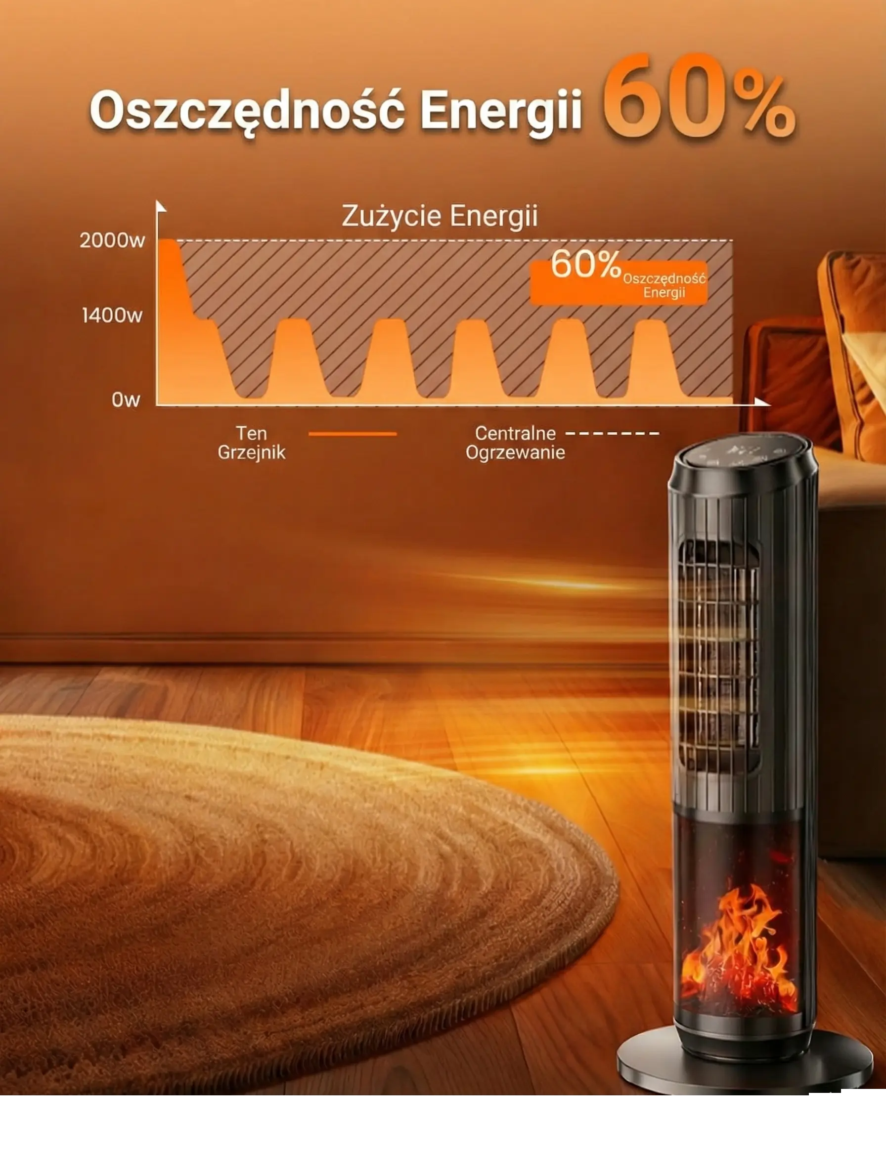 Nasz grzejnik ceramiczny